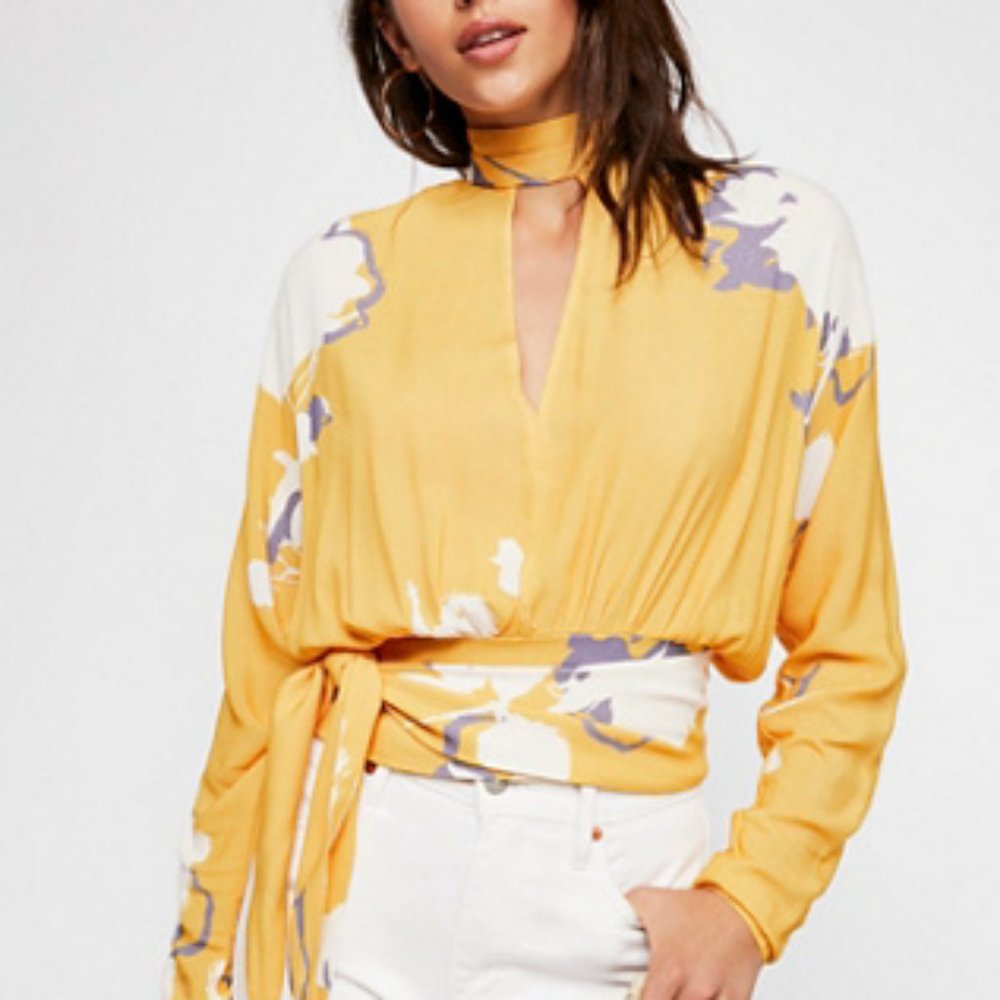 FREE PEOPLE EXQUISITE "GOING OUT" TOP